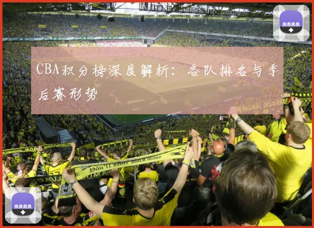 CBA积分榜深度解析：各队排名与季后赛形势